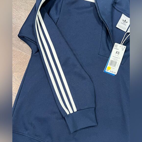 Adidas Men's Adicolor Funnel Neck Track Jacket - Picture 4 of 5
